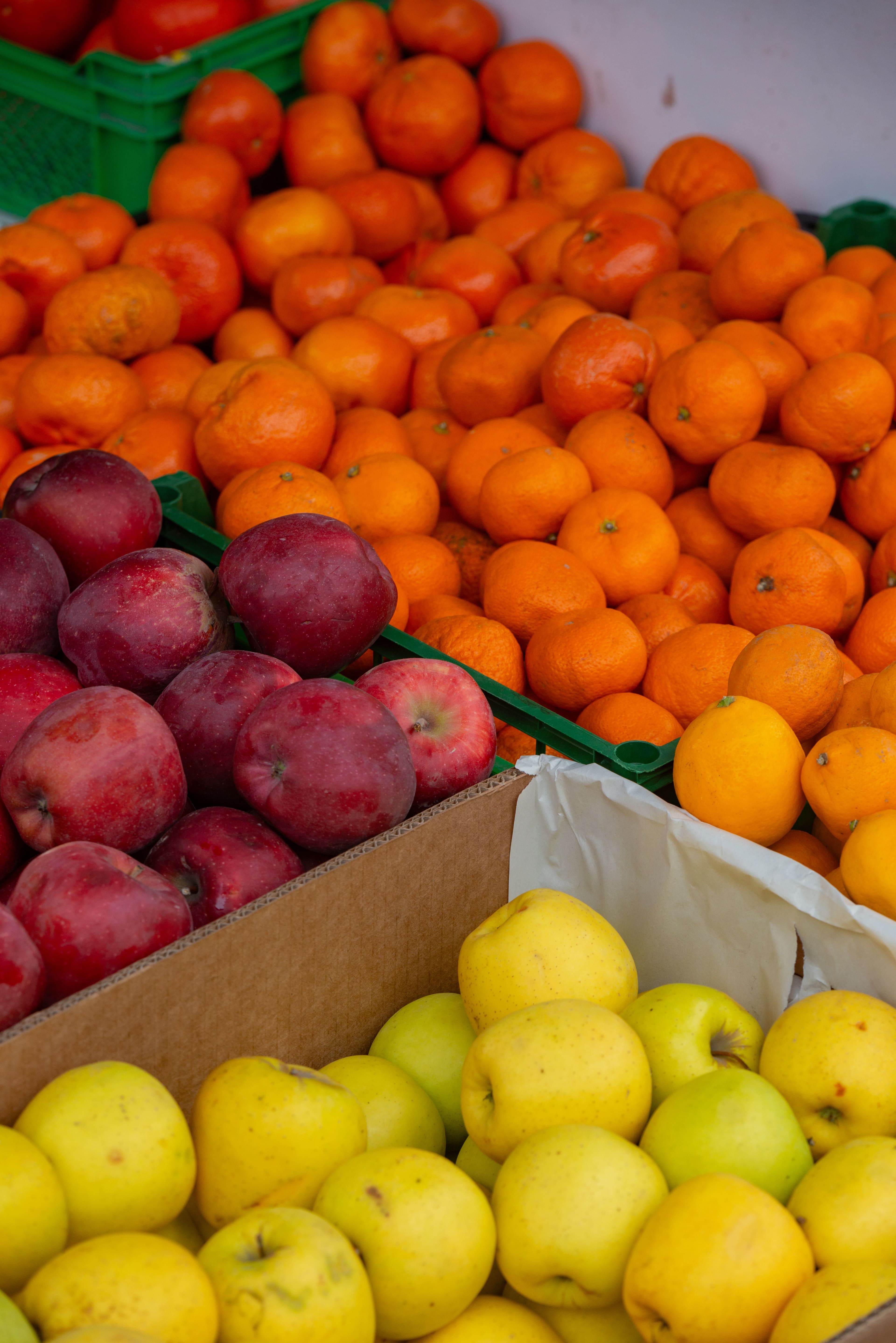 Assorted fresh apples